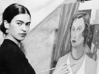 Frida Kahlo painting