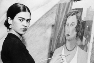Frida Kahlo painting