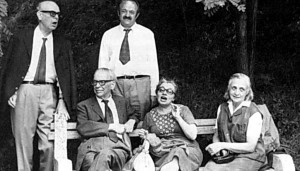 Meša Selimović i Ivo Andrić sa suprugama