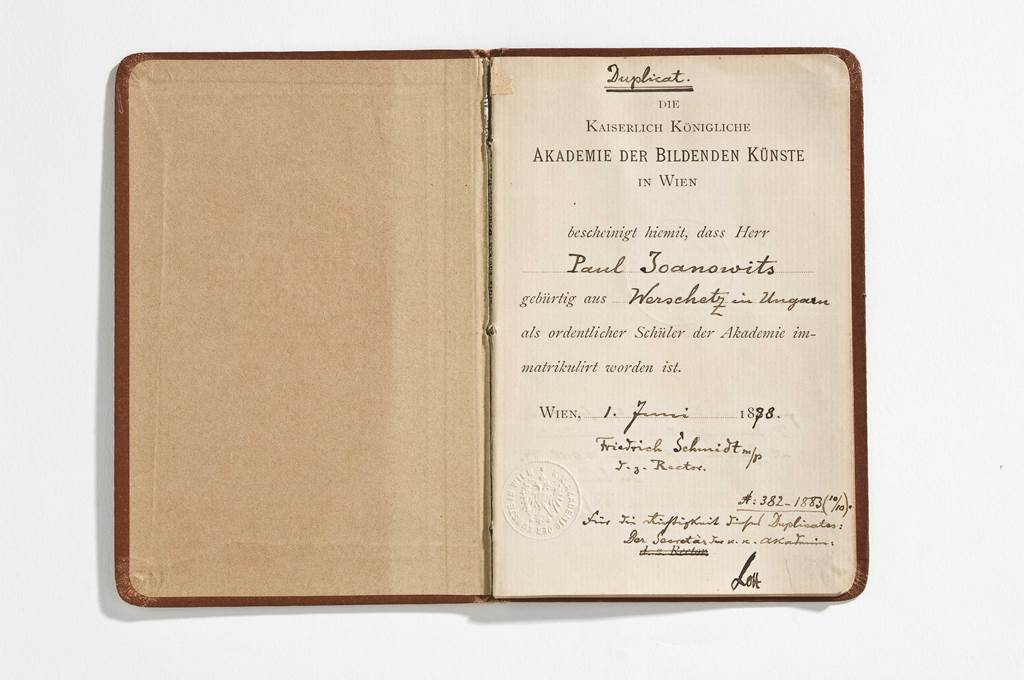 Indeks Paje Jovanovica Bec 1878, Muzej grada Beograda